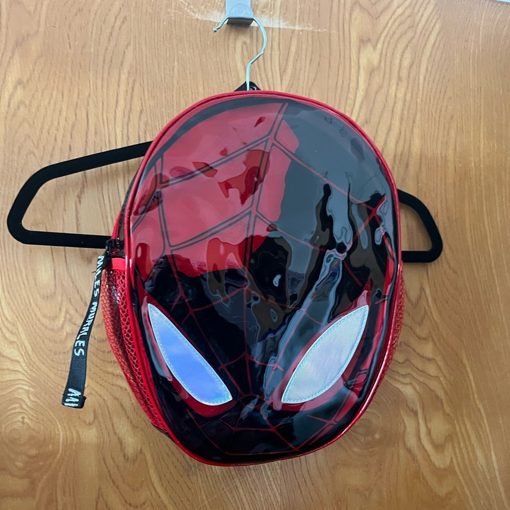 Marvel Spider-Man Miles Morales Red and Black Backpack